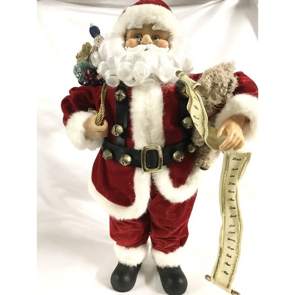 Possible Dreams- Merry Christmas To All Making A List Santa Clauses Sack Of Gift - Picture 2 of 8